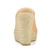 Allegra K Women's Open Toe Padded Insole Slip-on Platform Espadrille Sandals - 3 of 4