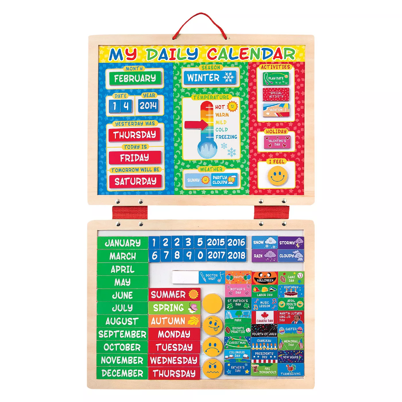 Melissa & Doug My First Daily Magnetic Calendar - image 1 of 5