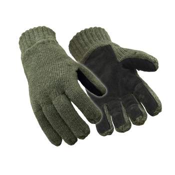 Refrigiwear Warm Fleece Lined Fiberfill Insulated Cowhide Leather Work  Gloves (gold, X-large) : Target