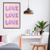 Stupell Industries Love Bubble Lettering Framed Giclee Art - 3 of 4