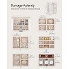 Large 6-Tier Jewelry Box with Mirror & Lock, 5-Drawer Organizer for Watches & Accessories - 3 of 4