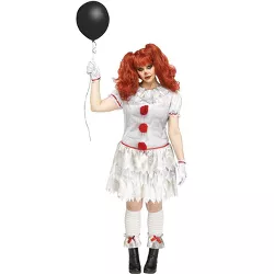 Fun World Carnevil Clown Women's Plus Size Costume, 2X