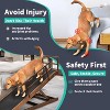 Docred Dog Ramp, Adjustable Height Wooden Folding Portable Pet Ramp for Bed, Couch,SUV-High Traction,for Small Large Old Dogs Cats - 3 of 4