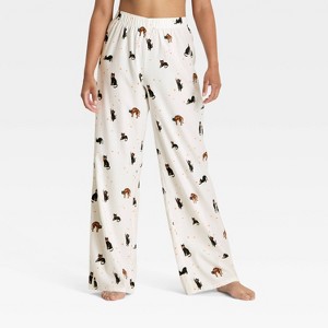 Women's Halloween Flannel Pajama Pants - Hyde and EEK! Boutique™ - 1 of 4