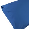 Unique Bargains Solid Color Envelope Closure for Easy Care Wrinkle Pillowcase 2 Pcs - 2 of 4