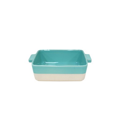 Casafina Forma Bakeware Green Stoneware 10 x 8.5 Inch Square Baker