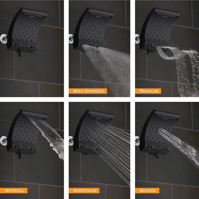 8.8" Evolution 5 Spray WaterSense Rain Shower Head - Oxygenics, 5 of 17