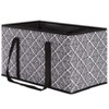 The Lakeside Collection Closet Shoe Storage Organizer Bag in Fashion Prints - Black Damask - 3 of 4