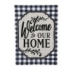 Evergreen Classic Welcome Home Garden Applique Flag- 12.5 x 18 Inches Outdoor Decor - 2 of 4