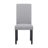 WestinTrends  Upholstered Linen Fabric Dining Chair - 4 of 4