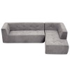NicBex 2PCS L Shaped Sectional Sofa 3 Seat Modern Modular Sofa for Living Room & Apartment & Office - 2 of 4