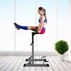 Costway Multi-function Dip-up Station Power Tower Adjustable Height Home Gym Training - 2 of 4