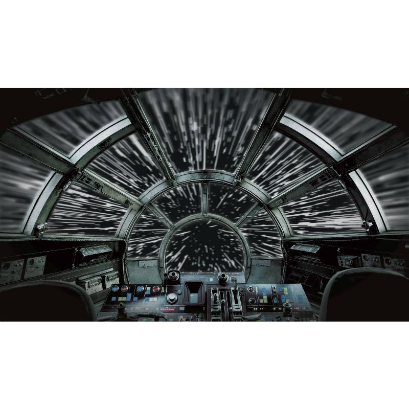 Star Wars Millennium Falcon Peel and Stick Kids&#39; Wall Mural - RoomMates, 1 of 6