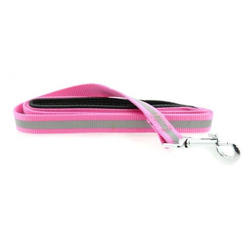 Doggie Design Basic Reflective Safety Strip Dog Leash - Candy Pink : Target