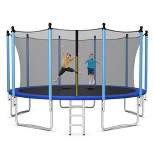 Costway 8/10/12/14/15/16FT Jumping Exercise Recreational Bounce Trampoline W/Safety Net