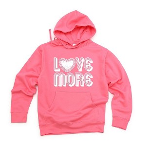 Simply Sage Market Women's Graphic Hoodie Love More - 1 of 3