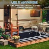 Outdoor Rug 9' x 12' Waterproof Patio Rug, Reversible Plastic Outside Carpet Storage Bag, for RV Camping Deck Balcony Porch - 3 of 4