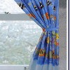 Carnation Home "Tropical Sea" Fabric Window Curtain 34 x 54 - 2 of 3