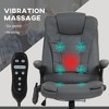 PAGED Adjustable Height Office Chair, Modern Massage Chair with Reclining Back and Heating Function, Ergonomic Executive Chair for Office - 2 of 4