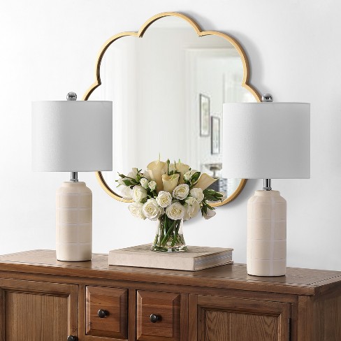 Rhett Ceramic Table Lamp (Set of 2) - Ivory - Safavieh. - image 1 of 1