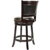 Brockway Swivel Counter Stool - FOX7001 - Cappuccino/Black - Safavieh Couture - 3 of 4