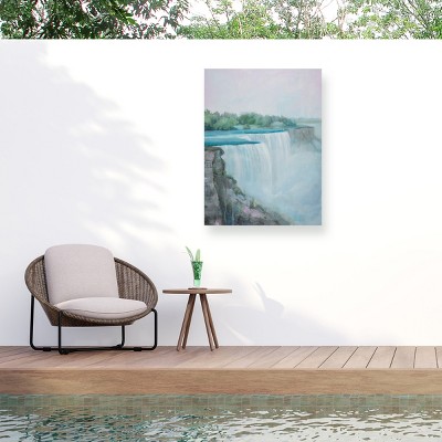 Sandra Iafrate  Niagara Falls River I Outdoor Canvas Art