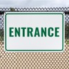 Unique Bargains Aluminum Reflective Rust Free Waterproof Entrance Sign 2 Pcs - 4 of 4