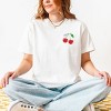 Simply Sage Market Mama Cherries  Garment Dyed Tee - 3 of 4