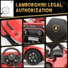 12V Ride-On Car for Kids, Remote Control, LED Headlights, Hydraulic Doors, Seatbelt, Battery-Powered Sports Car - 3 of 4