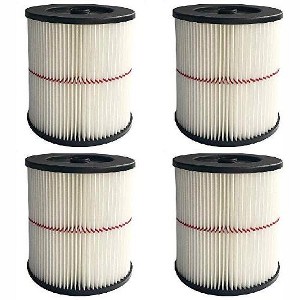 Nispira Replacement HEPA Filter Compatible with Craftsman Red Stripe Shop Vacuum Wet/Dry Vacs Vacuum. Compared to Part 17816 9-17816. 4 Packs - 1 of 1