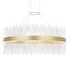 CWI Lighting,Genevieve LED Chandelier With Medallion Gold Finish - 2 of 4