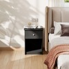 HOMLUX Modern End Table Nightstand Storage Drawer Display Shelf Beside Bedroom - 4 of 4