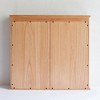 LunaLulinlk Cherry One Piece Solid Wood Storage Rack Simple European Style Solid Wood Kitchen Table Cup Holder For Home - 4 of 4
