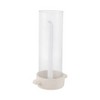 Pottery Glass Terracotta Pillar Holder and Taper Holder with Rustic Base and Cylindrical Hurricane Sleeve - 2 of 4