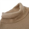 Women’s Elevated Oversized Turtleneck Sweater - Architectural Knit with Strategic Proportions Pullover Tops - 3 of 4