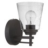 Craftmade Lighting Drake 1 - Light Wall Light in  Flat Black - 2 of 4