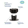 FAFCO Durable and Heatproof Polyester Strap, Cap Tie-Downs, and Base Tie-Downs Ideal for In-Ground Swimming Pool Solar Heating Systems - 3 of 4