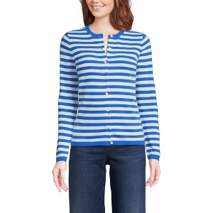 Lands' End Women's Cashmere Cardigan Sweater - 1 of 4