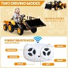 3 in 1 Kids Ride On Tractor with Detachable Trailer, 12V Electric Bulldozer with Shovel Bucket - 3 of 4