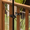 Outdoor Metal Patio Umbrella Clamp for Fence Post, Railing, Bleachers, or Benches - Strong and Durable, Keeps Secure in Any Weather, 3 – Pack - 2 of 4