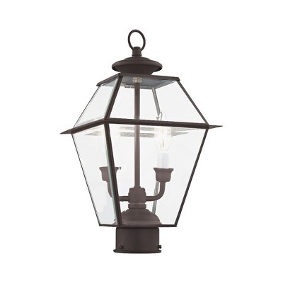 Livex Lighting Westover 2 - Light Post Light in  Bronze