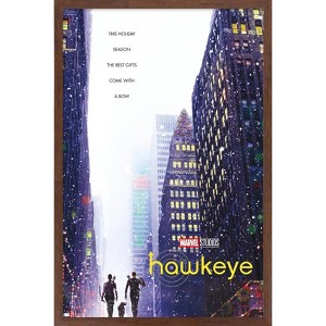 Trends International Marvel Hawkeye - Street One Sheet Framed Wall Poster Prints - 1 of 4