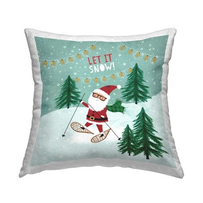 Stupell Industries Let It Snow Santa Snowshoes