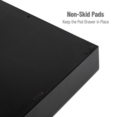 Black Single-Serve Coffee Pod Drawer and Organizer