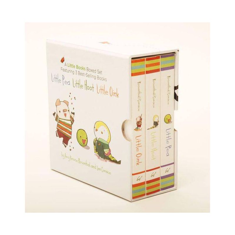 Little Books Boxed Set: Little Pea, Little Hoot, Little Oink - by  Amy Krouse Rosenthal (Board Book), 1 of 2