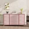 10 Drawer Dresser for Closet, 55" Tv Stand, 47" Wide Fabric Dresser with Power Outlets, Sturdy - 2 of 4