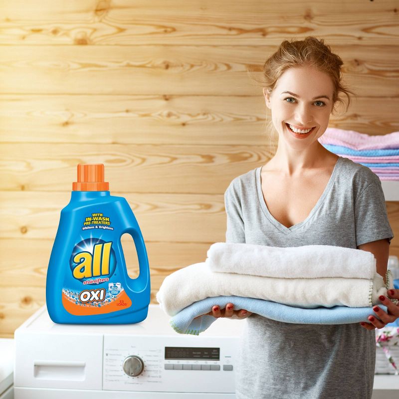 all Ultra Stain Lifter OXI HE Liquid Laundry Detergent 94.5oz- 53 loads, 4 of 7
