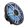 Hertz HMX 6.5 S-LD-G - 6.5" 4-Ohm Coaxial Marine Speakers with RGB LEDs, Gray Sport Grilles, Pair - 2 of 3