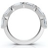 Pompeii3 1 1/2Ct Emerald Cut Diamond 6-stone Ring 14k Gold or Platinum Lab Created - Size 6 - 2 of 4