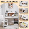 Study Desk and Chair Set, Learning Desk for Kids - Features Bulletin Board, Keyboard Drawer - 4 of 4
